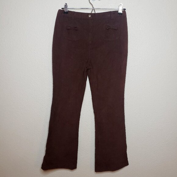 NWT CR Kids Girls Sz 10/12 Brown Corduroy Boot Cut Jeans (866) - Picture 1 of 6